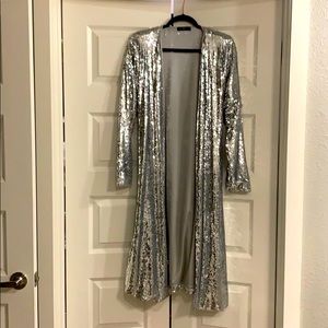 Sequined coat